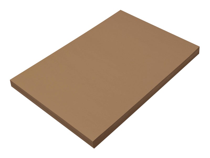 Prang (Formerly SunWorks) Construction Paper, Brown, 12" x 18", 100 Sheets - Image 5